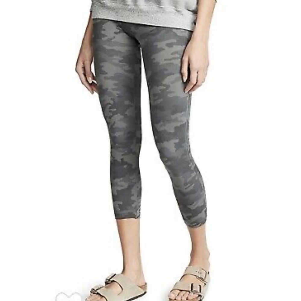 Spanx cropped look at me now seamless leggings 1X